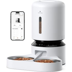 Petlibro Granero WIFI Comedero Doble Automático 5L Blanco