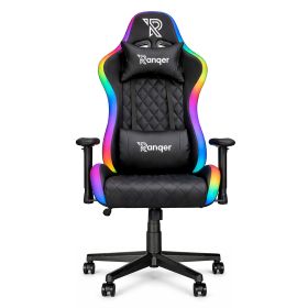 Ranqer Halo silla gaming RBG / LED negro