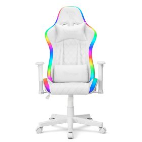 Ranqer Halo silla gaming RBG / LED blanco