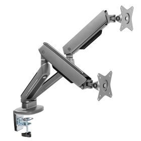 Ranqer Soporte de Monitor Dual RGB gris espacial
