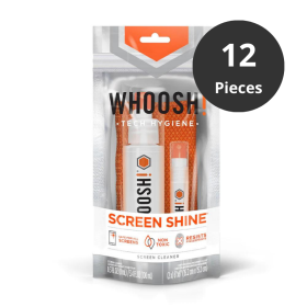 Whoosh Screen Shine Duo Limpia Pantallas 100ml + 8ml - Caja Maestra (12 piezas)