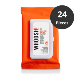 WHOOSH! Screen Shine Toallitas Limpia Pantallas (20 piezas) - Caja Maestra (24 piezas)