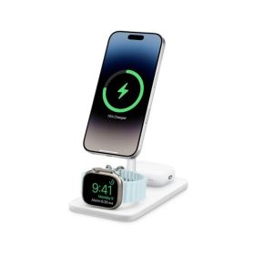 Twelve South HiRise 3 Deluxe 3 en 1 Soporte de carga blanco