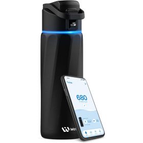 WaterH Boost Botella de Agua Inteligente 710ml Negro