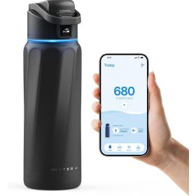 WaterH Boost Botella de Agua Inteligente 946ml Negro