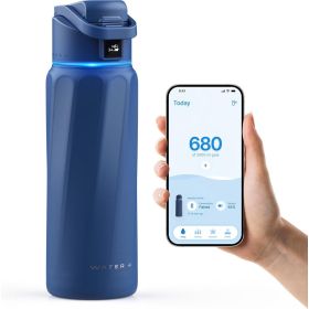 WaterH Boost Botella de Agua Inteligente 946ml Magnetite Blue