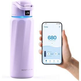 WaterH Boost Botella de Agua Inteligente 946ml Morado
