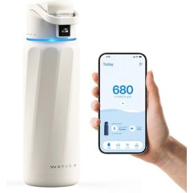 WaterH Boost Botella de Agua Inteligente 946ml Blanco