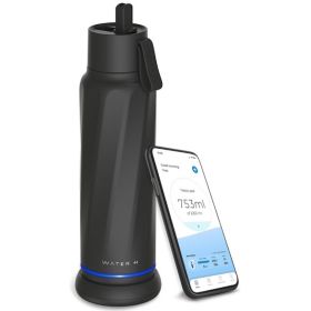WaterH VITA Botella de Agua Inteligente Negro