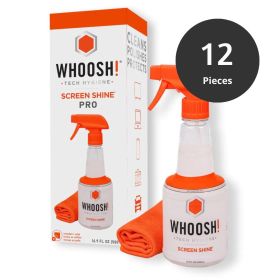 WHOOSH! Screen Shine Limpia Pantallas 500ML con Caja de Venta - Caja Maestra de Kit Expositor (12 piezas)