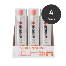 WHOOSH! Grab and Go Limpia Pantallas 80 ml - Caja Maestra de Kit Expositor (4 piezas)