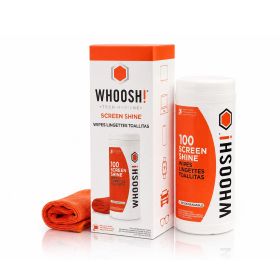Whoosh Screen Shine toallitas (paquete de 100)