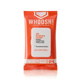 WHOOSH! Screen Shine Toallitas Limpia Pantallas (20 piezas)