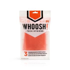 Whoosh XL Tech toallitas de limpieza (paquete de 3)