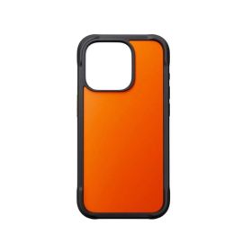 Nomad rugged funda protectora iPhone 15 Pro ultra naranja