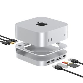Casecentive 8 en 1 Hub y soporte HDMI de aluminio Mac Mini M4/M4 Pro 