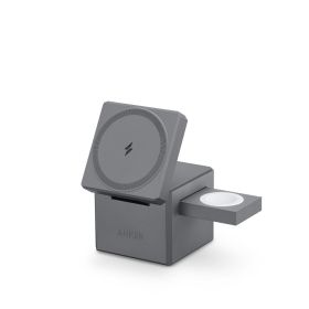 Anker 3-in-1 Cube with MagSafe Grey