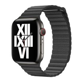 Apple Leather Loop Apple Watch large 42mm / 44mm / 45mm / 49mm Black