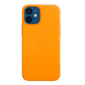 Apple Leather MagSafe Case iPhone 12 Mini California Poppy