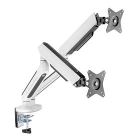 Ranqer Soporte de Monitor Arm Dual RGB blanco