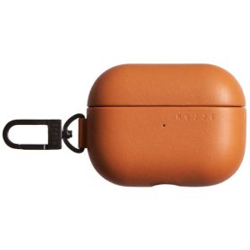 Mujjo Echelon Leather AirPods Pro (1 & 2) Case Light Tan