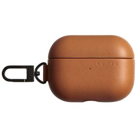 Mujjo Echelon Leather AirPods Pro (1 & 2) Case Tan