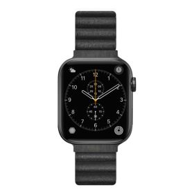 LAUT Novi Leather Loop Apple Watch 38mm / 40mm / 41mm midnight