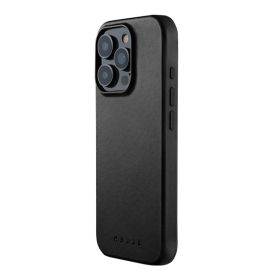 Mujjo Leather Case iPhone 16 Pro negro