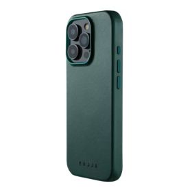 Mujjo Leather Case iPhone 16 Pro Max Verde Vivo
