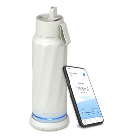 WaterH VITA Smart Water Bottle Ivory White