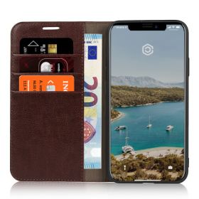 Casecentive Leren Wallet case Luxe iPhone 11 Pro bruin