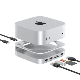 Casecentive 7 en 1 Hub y soporte de aluminio Mac Mini M4/M4 Pro 