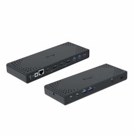 i-Tec USB 3.0/USB-C/Thunderbolt 3 Dualdock Power Delivery 100W 