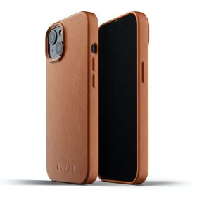 Mujjo Leather Case iPhone 13 bruin
