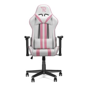 Ranqer Felix silla gaming blanco / rosa