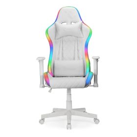 Ranqer Halo silla gaming RBG / LED blanco