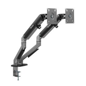 Ranqer Soporte de Monitor Pro Dual gris espacial