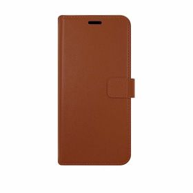 Valenta Book Case Gel Skin iPhone 13 brown