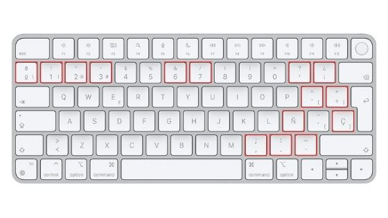 Teclado QWERTY español Teclado QWERTY español
